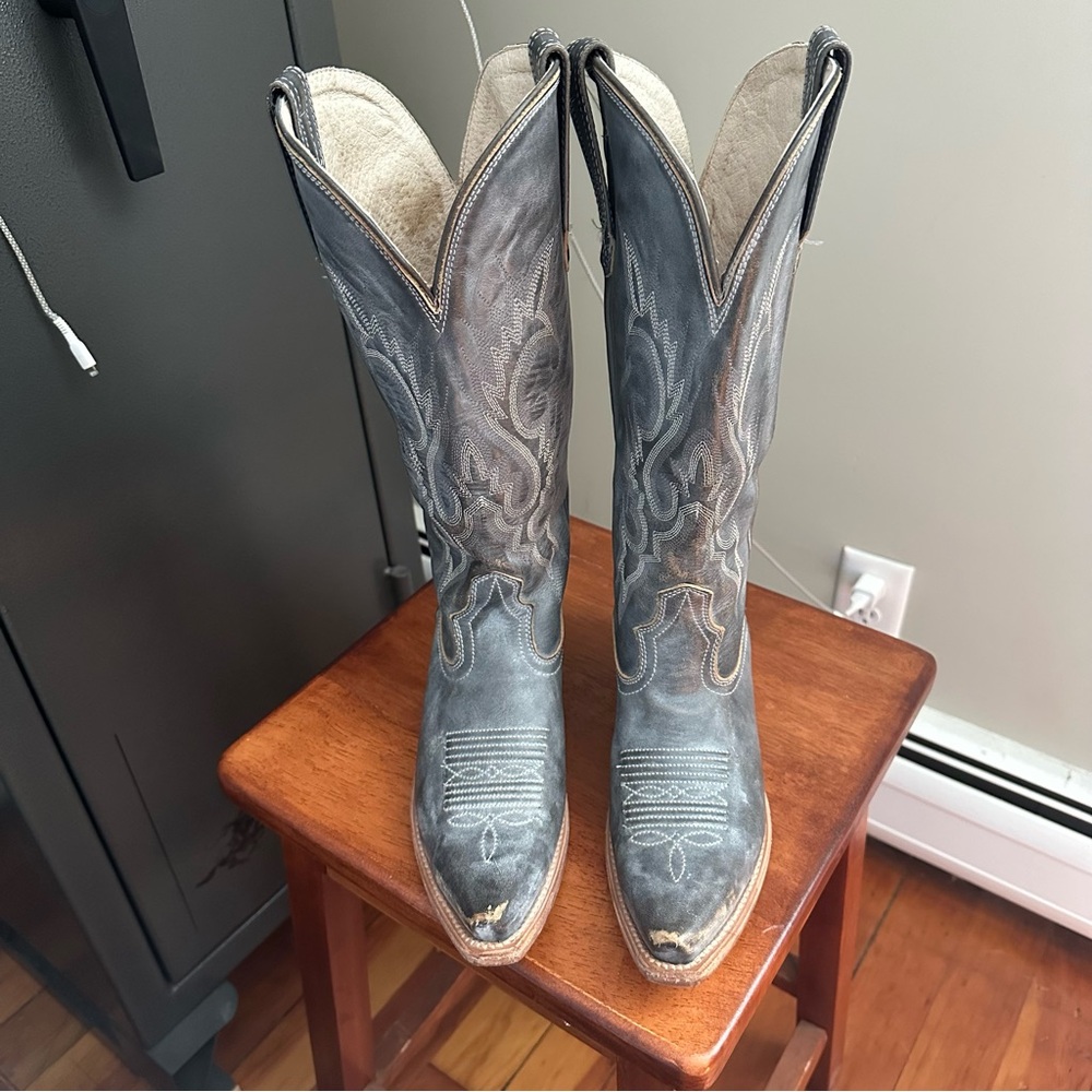 Freebird Woodland Cowboy Boot in Ice